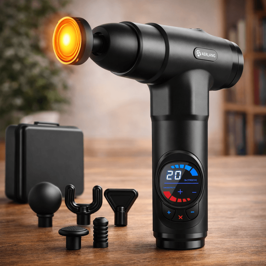 Pistola de Masaje Muscular con Calor